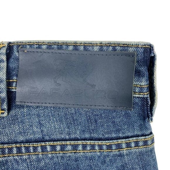 PARASUCO Men's Blue Mike Fit Destroyed Medium Rise Classic Slim Jeans 38 x 34 - Picture 13 of 14